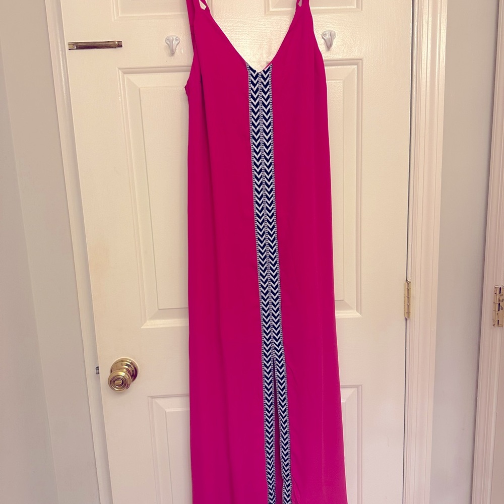NWT hot pink/magenta maxi dress.